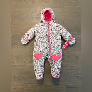 Wippette kids baby girl snowsuit 12M NWT ret $95